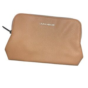 NWOT Laura Mercier Tan Cosmetic Bag